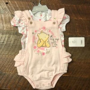 Disney baby Pooh Baby Girl Romper